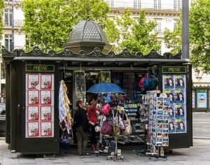 Memo-livre présente le métier de Kiosquier
