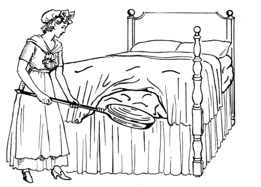 L'histoire des bassinoires, une affaire de femme.